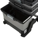 Stanley 2 Drawer Wheeled Roller Cabinet Tool Trolley Plastic 389mm x 389mm x 893mm 1-95-622