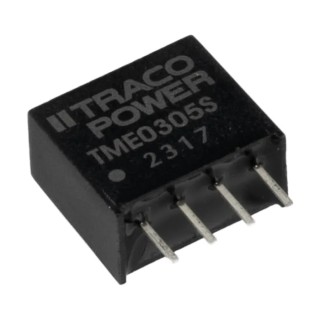 TRACOPOWER DC/DC Converter 5V dc 200 mA 1 W SIP Through Hole 2.97-3.63 V Input TME 0305S