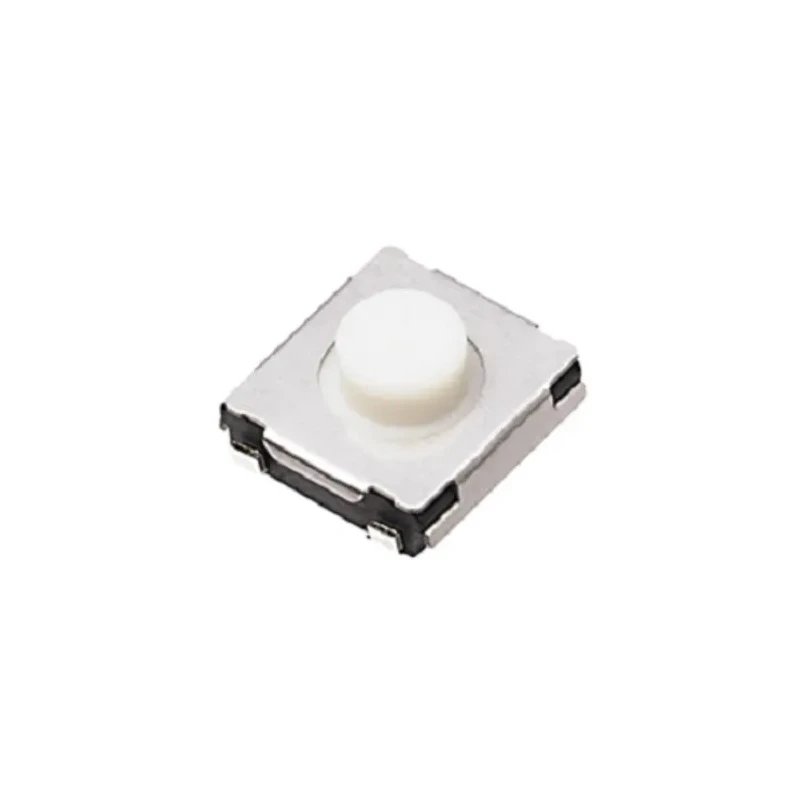Panasonic White Tactile Switch Push Plate 3.8 mm SPST 20 mA Surface EVQQ2B01W