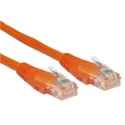 RS PRO Cat6 Ethernet Cable 3 m Orange RJ45 Male to RJ45 Male U/UTP PVC Jacket 80V 240-6316