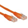 RS PRO Cat6 Ethernet Cable 3 m Orange RJ45 Male to RJ45 Male U/UTP PVC Jacket 80V 240-6316