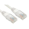 RS PRO Cat6 Ethernet Cable 3 m White RJ45 Male to RJ45 Male U/UTP PVC Jacket 80V 240-6322