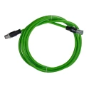Phoenix Contact NBC Series Cat5 Ethernet Cable 4 Core, Shielded Screened, Green, 2 m, 600 V 