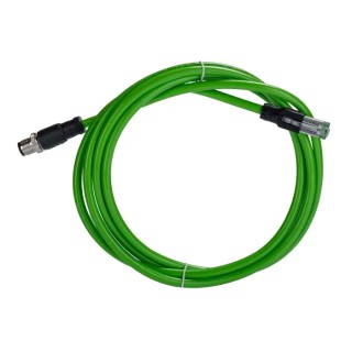 Phoenix Contact NBC Series Cat5 Ethernet Cable 4 Core, Shielded Screened, Green, 2 m, 600 V 