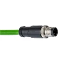 Phoenix Contact NBC Series Cat5 Ethernet Cable 4 Core, Shielded Screened, Green, 2 m, 600 V 