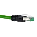 Phoenix Contact NBC Series Cat5 Ethernet Cable 4 Core, Shielded Screened, Green, 2 m, 600 V 