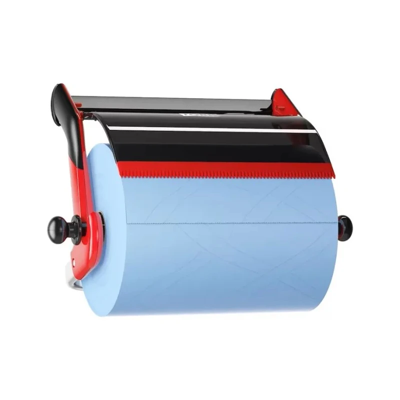 Tork Wipe Dispenser Wall Mount Red Plastic Metal 646mm Width 460mm Height 646mm Depth 652108