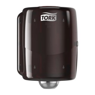 Tork Maxi Wipe Dispenser Wall Mount Plastic Red 328mm Width 653008