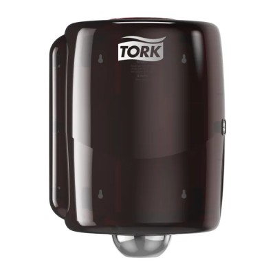 Tork Maxi Wipe Dispenser Wall Mount Plastic Red 328mm Width 653008