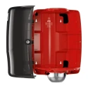 Tork Maxi Wipe Dispenser Wall Mount Plastic Red 328mm Width 653008