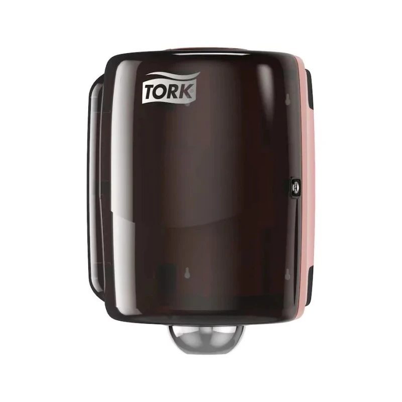 Tork Maxi Wipe Dispenser Wall Mount Plastic Red 328mm Width 653008