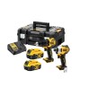 DeWALT 18V Cordless Brushless Impact Driver and Hammer Drill Power Tool Kit DCK2062M2T-QW
