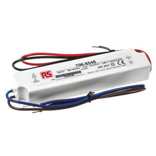 MEAN WELL IP67 Single Output Panel Mount LED Driver 48V DC, 6 V, 16.8 W, Constant Current 350mA 