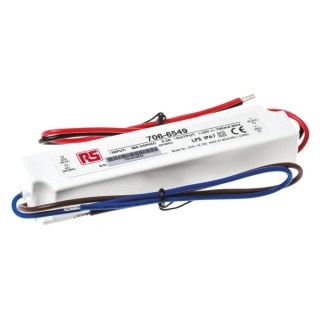 MEAN WELL IP67 Encapsulated 1 Output LED Driver, 25 V, 6 V, 17.5 W, 700mA Constant Current 