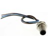 binder Sensor Actuator Cable Male 5 Way M12 to Free End 200mm 250V 09-3431-116-04