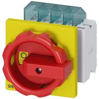 Siemens Switch Disconnector Enclosed 4-Pole 16 A Fuse Current RK5 Mechanical Fuse Size Series 3LD 3LD2003-2EP53