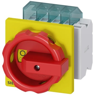 Siemens Switch Disconnector Enclosed 4-Pole 16 A Fuse Current RK5 Mechanical Fuse Size Series 3LD 3LD2003-2EP53