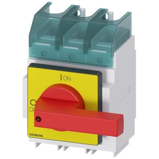 Siemens Switch Disconnector 4-Pole Enclosed 250 A Fuse Current RK5 Series 3LD Model 3LD2405-1TL11