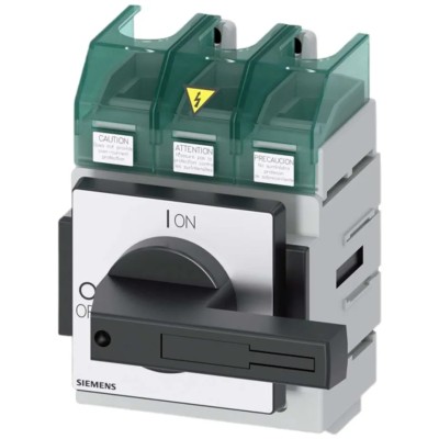 Siemens Switch Disconnector, 3-Pole, 160 A, Enclosed, Series 3LD5 3LD5800-0TK11