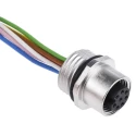 binder Female 8 way M12 to Unterminated Free End Sensor Actuator Cable 200 mm 60V IP68 09-3482-00-08