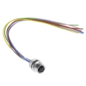 binder Female 8 way M12 to Unterminated Free End Sensor Actuator Cable 200 mm 60V IP68 09-3482-00-08