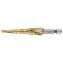 DeWALT High Speed Steel Step Drill Bit 4 to 12 mm Diameter, 386.08 mm Length, Hex Shank DT5026-QZ