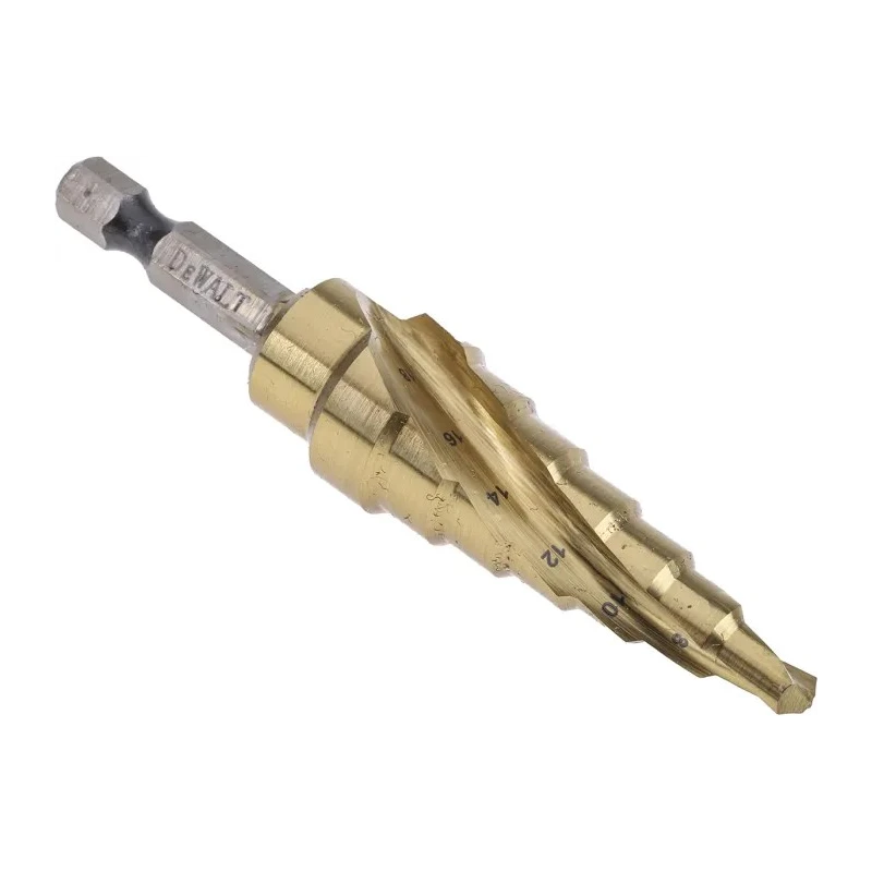 DeWALT Drill Bit Hex Shank Titanium Finish 6.35mm DIN 340 DT5027-QZ