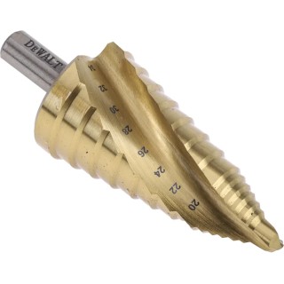 DeWALT High Speed Steel 20 to 34 mm Titanium Finish Hex Shank Drill Bit 6.35mm 388.62mm DT5031-QZ