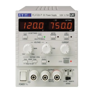 Aim-TTi Digital Bench Power Supply 1-Output 0 V ac to 120 V 90 W 750 mA Max PLH120P