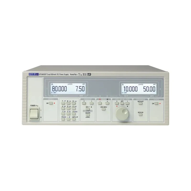 Aim-TTi Digital Bench Power Supply 2-Output 0 V AC to 80 V, 600 W, 50 A Max QPX600DP