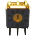 Omron Rotary Coded DIP Switch Through Hole Mount, Rotary Flush Actuator A6KV-162RF