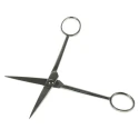 William Whiteley & Sons Surgical Stainless Steel Scissor 152 mm Long Handle Black Steel 1528SS-6