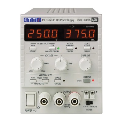 Aim-TTi Digital Bench Power Supply, 1-Output 0 V ac to 250 V, 94 W Power, 360 mA Max Current PLH250P