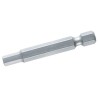 Wiha Hex Screwdriver Bit, 6 mm Size, 6.35 mm Drive, 50 mm Length, Chrome Vanadium Steel, Hex Drive 04197
