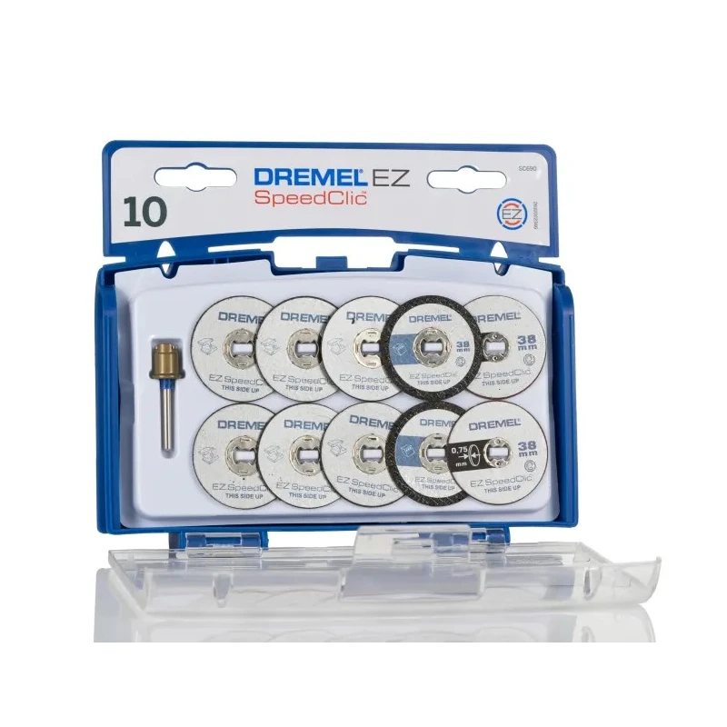 Dremel 11-Piece Multitool Accessory Set with EZ SpeedClic Mandrel for Use with Dremel Tools 2615S690JA