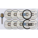 Dremel 11-Piece Multitool Accessory Set with EZ SpeedClic Mandrel for Use with Dremel Tools 2615S690JA