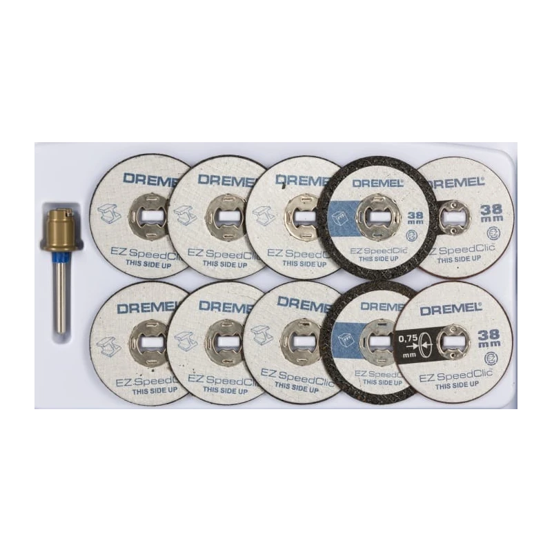 Dremel 11-Piece Multitool Accessory Set with EZ SpeedClic Mandrel for Use with Dremel Tools 2615S690JA