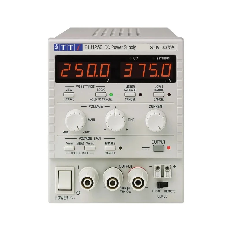 Aim-TTi Digital Bench Power Supply 1 Output 0 V AC to 250 V, 94 W, 360 mA PLH250