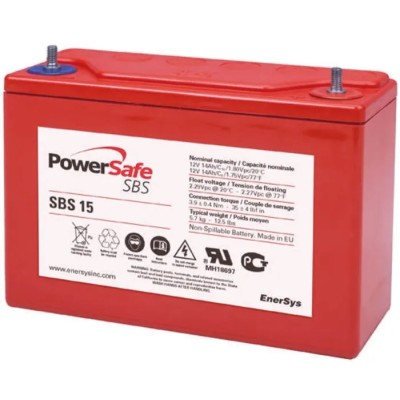 Enersys 12 V Sealed Lead Acid Battery 14 Ah Pure Lead 77mm x 140mm RSAMP3717