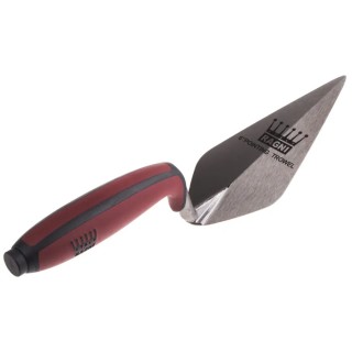 NWS Carbon Steel Pointing Trowel with 152 mm Blade Soft Grip Wooden Handle R160SG