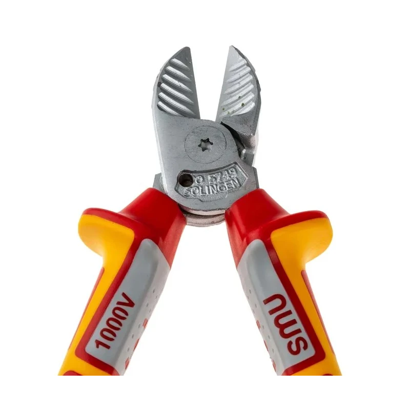 NWS Semi-Flush ESD Safe VDE/1000V Approved Steel Jaw Cable Cutter Side Cutter 160mm N1343-49-VDE-160-SB