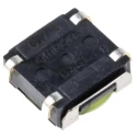 Omron IP67 Green Tactile Switch SPST 50mA 24 V dc Through Hole 