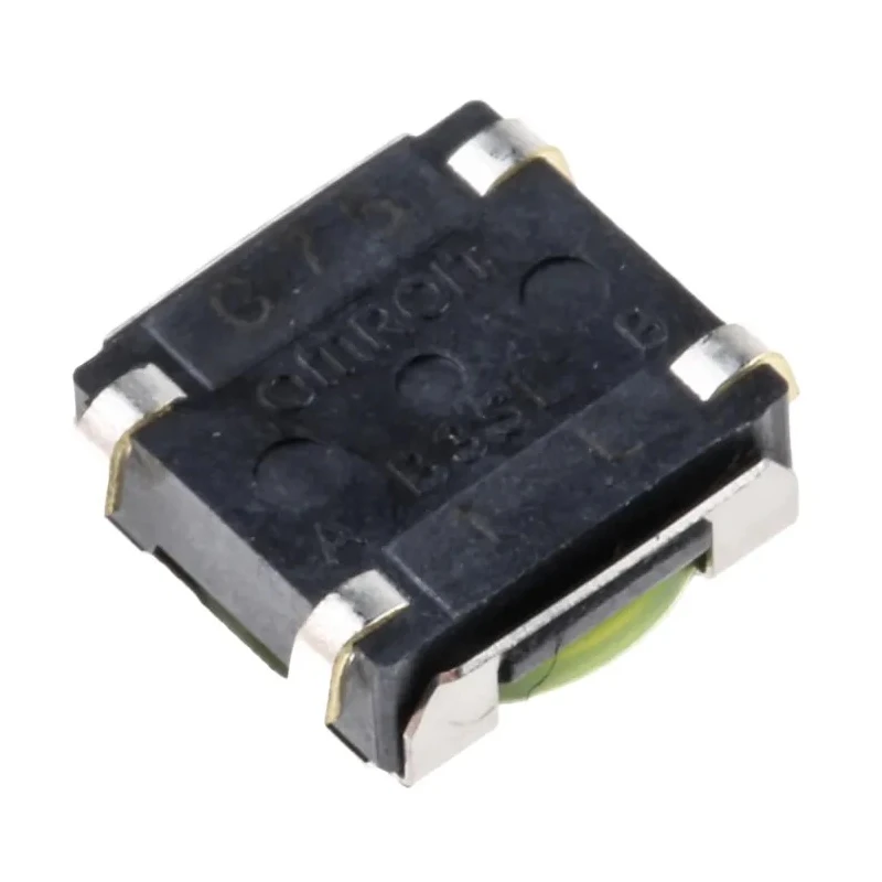 Omron IP67 Green Tactile Switch SPST 50mA 24 V dc Through Hole 
