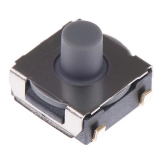 Omron Tactile Switch Blue Actuator 2.6 mm Stroke SPST 50mA 24 V DC Through Hole IP67 