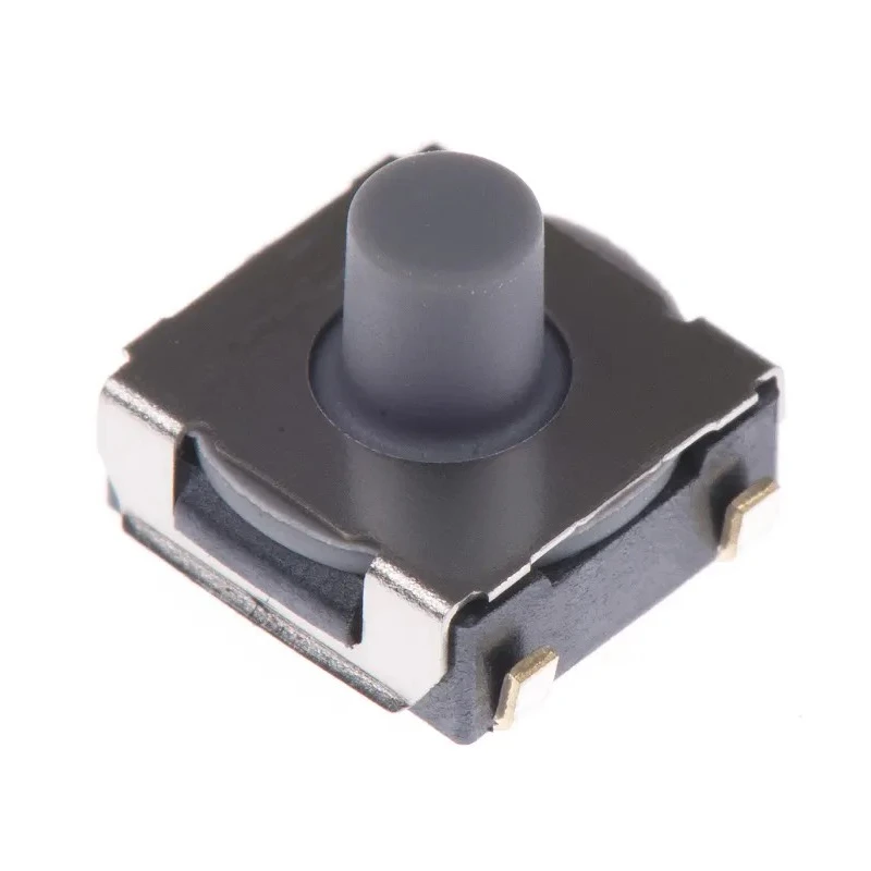 Omron Tactile Switch Blue Actuator 2.6 mm Stroke SPST 50mA 24 V DC Through Hole IP67 