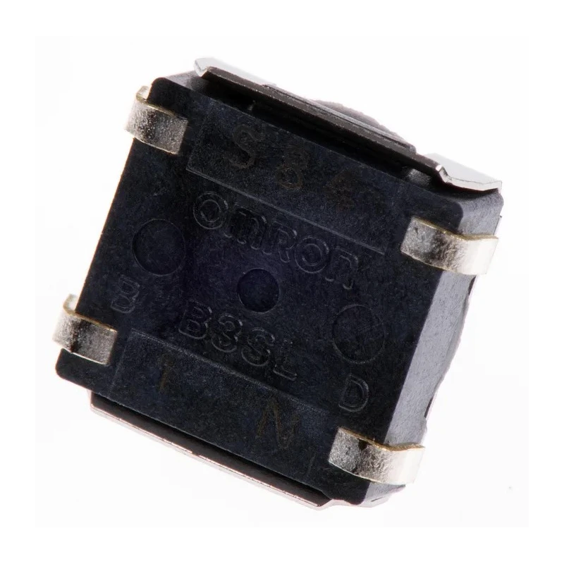 Omron Tactile Switch Blue Actuator 2.6 mm Stroke SPST 50mA 24 V DC Through Hole IP67 