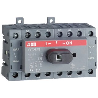 ABB 8-Pole Base Mount Isolator Switch 690V AC 16A 75 kW IP20 OT16F8 1SCA104836R1001