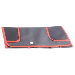RS PRO Black 420D Polyester Tool Roll, 580 mm x 380 mm, 18 Pockets 707-7274