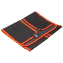RS PRO Black Polyester Tool Roll 650 mm x 270 mm with 14 Pockets 707-7271