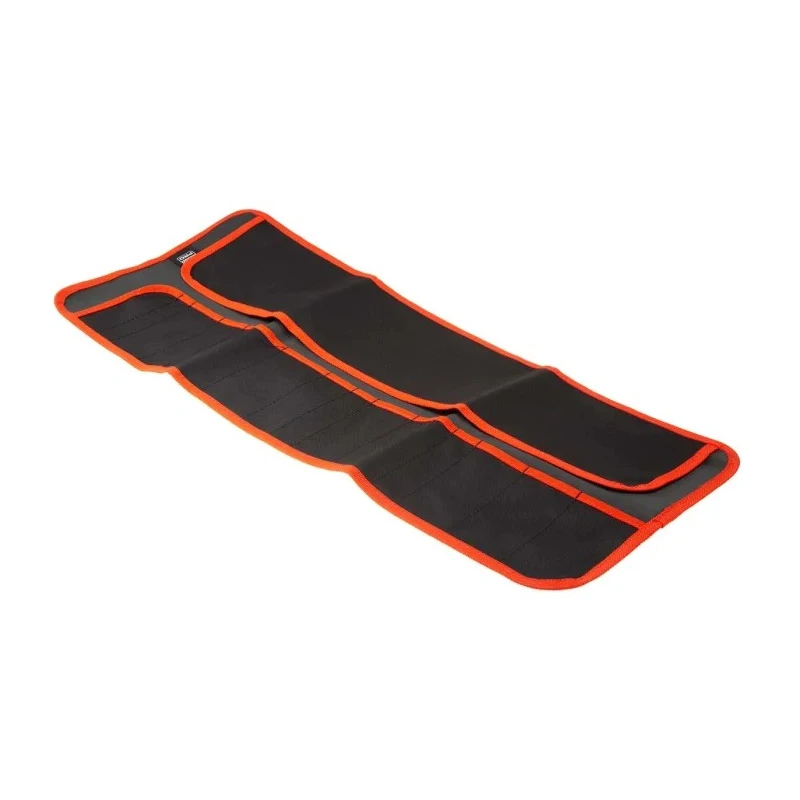 RS PRO Black Polyester Tool Roll 650 mm x 270 mm with 14 Pockets 707-7271